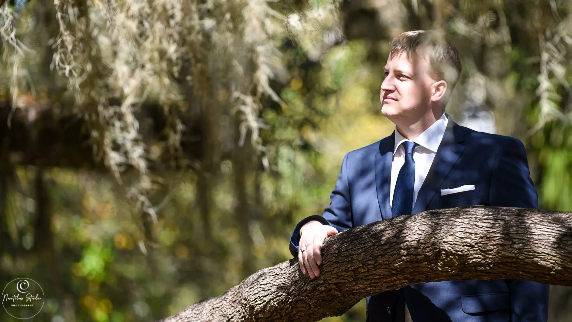 Wedding Portrait of groom in Orlando
